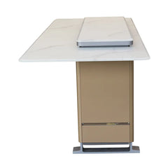 Forno Elevato Smart Bar Table | 5.3 cu.ft. Dual-Zone Fridge & Freezer | Bluetooth Remote Control | Motorized Lift Top - FBTFR7037-72