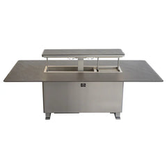 Forno Cinetico Smart Dining Table, 5.3 cu.ft Fridge and Freezer with Bluetooth Control - FDTFR7044-86