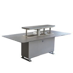 Forno Cinetico Smart Dining Table, 5.3 cu.ft Fridge and Freezer with Bluetooth Control - FDTFR7044-86
