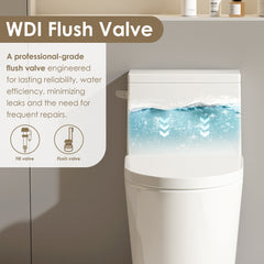 Altair Braila Side-Flush Elongated One-Piece Toilet with ADA Chair Height