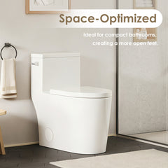 Altair Braila Side-Flush Elongated One-Piece Toilet with ADA Chair Height