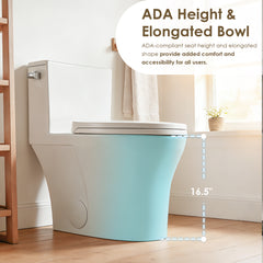 Altair Soroca Side-Flush Elongated One-Piece Toilet with ADA Chair Height