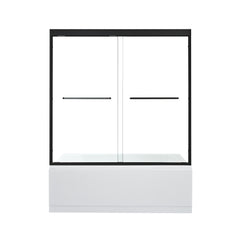 Altair Ennis 60" W x 58" H By Pass Framed Tub Door with Clear Glass