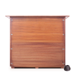 Enlighten Full Spectrum Outdoor Infrared Sauna - Rustic 5 Slope