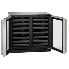 U-Line 36" 3000 Series Dual-Zone Built-In Wine Refrigerator – 62 Bottle Capacity - U-3036WCWC