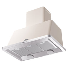 ILVE 36" Majestic Wall Mount Range Hood with 850 CFM Blower Anti-grease Filter 2 Warming Lights Filter Light Indicator Auto-off Function and 4 Fan Speeds - UAM90