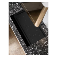ILVE  Professional Plus II 36 Inch Built In Induction Cooktop Glossy Black with 5 Cooking Zones and Double Booster - UHCI36TCRPBK