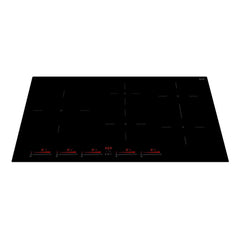 ILVE  Professional Plus II 36 Inch Built In Induction Cooktop Glossy Black with 5 Cooking Zones and Double Booster - UHCI36TCRPBK