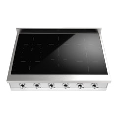 ILVE Nostalgie II 36 Inch Built-In Induction Rangetop with 6 Elements, Stainless Steel - UHCPI366N - The Home Selection