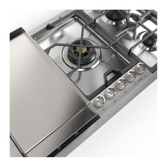 ILVE Panoramagic 36 inch Built-In Cooktop with 5 Burners, in Stainless Steel - UHCPMT95