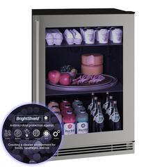 U-Line 15" Marine Crescent Ice Maker – 25 lb Daily Production, No Drain Required -  UHRE124