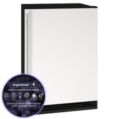 U-Line 15" Marine Crescent Ice Maker – 25 lb Daily Production, No Drain Required -  UHRE124