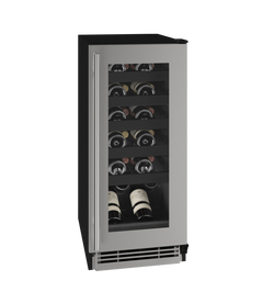 U-Line 15" Wine Refrigerator – 24 Bottle Capacity, Built-In or Freestanding - UHWC115