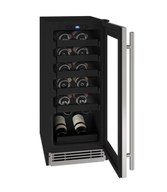 U-Line 15" Wine Refrigerator – 24 Bottle Capacity, Built-In or Freestanding - UHWC115