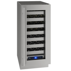 U-Line 15" Wine Refrigerator – 2.9 cu ft Capacity, Built-In or Freestanding - UHWC515