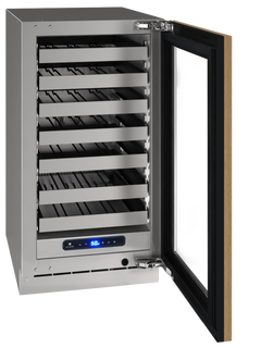 U-Line 18" Wine Refrigerator – 3.7 cu ft Capacity, Built-In or Freestanding - UHWC518