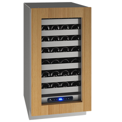 U-Line 18" Wine Refrigerator – 3.7 cu ft Capacity, Built-In or Freestanding - UHWC518