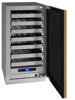 U-Line 18" Wine Refrigerator – 3.7 cu ft Capacity, Built-In or Freestanding - UHWC518