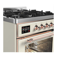 ILVE 30" Majestic II Series Gas Burner and Electric Oven Range with 5 Sealed Burners - UM30DNE3