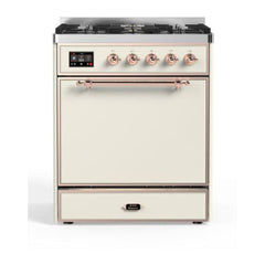 ILVE 30" Majestic II Series Dual Fuel Range with 5 Burners - UM30DQNE3