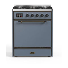 ILVE 30" Majestic II Series Dual Fuel Range with 5 Burners - UM30DQNE3