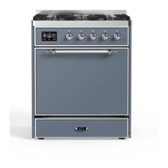 ILVE 30" Majestic II Series Dual Fuel Range with 5 Burners - UM30DQNE3