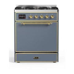 ILVE 30" Majestic II Series Dual Fuel Range with 5 Burners - UM30DQNE3