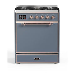 ILVE 30" Majestic II Series Dual Fuel Range with 5 Burners - UM30DQNE3