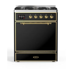 ILVE 30" Majestic II Series Dual Fuel Range with 5 Burners - UM30DQNE3