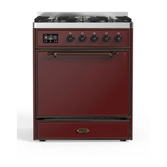 ILVE 30" Majestic II Series Dual Fuel Range with 5 Burners - UM30DQNE3