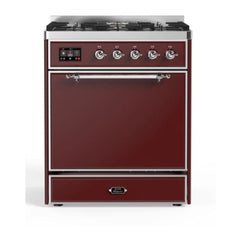 ILVE 30" Majestic II Series Dual Fuel Range with 5 Burners - UM30DQNE3