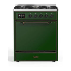 ILVE 30" Majestic II Series Dual Fuel Range with 5 Burners - UM30DQNE3