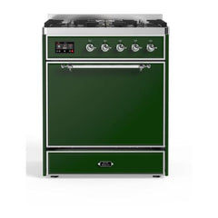 ILVE 30" Majestic II Series Dual Fuel Range with 5 Burners - UM30DQNE3