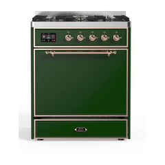 ILVE 30" Majestic II Series Dual Fuel Range with 5 Burners - UM30DQNE3