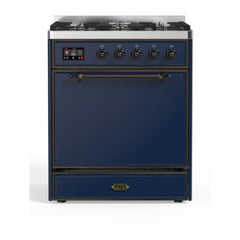 ILVE 30" Majestic II Series Dual Fuel Range with 5 Burners - UM30DQNE3