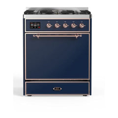 ILVE 30" Majestic II Series Dual Fuel Range with 5 Burners - UM30DQNE3
