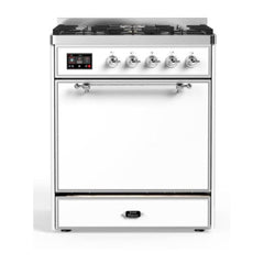ILVE 30" Majestic II Series Dual Fuel Range with 5 Burners - UM30DQNE3
