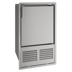 U-Line 14" Marine Crescent Ice Maker – Up to 25 lbs Daily Production, 12 lbs Storage, Stainless Solid Door - MCR014