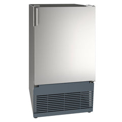 U-Line 15" Marine Crescent Ice Maker – 25 lb Daily Production, Stainless Steel Door, No Drain Required - UMCR015