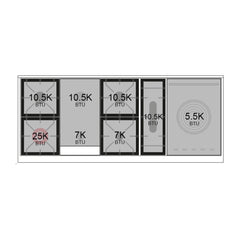 ILVE Nostalgie II Noblesse 60 inch Dual Fuel Range 7 Sealed Burners + Griddle + French Top Solid Door - UN60FSQNMP