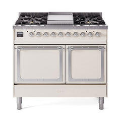 ILVE  Nostalgie II Noblesse 40" Dual Fuel Range with 6 Burners Solid Door - UND40FQNMP