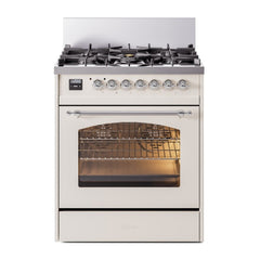 ILVE  Nostalgie II 30 inch Dual Fuel Range with 5 Burners Triple Glass Door - UP30NMP