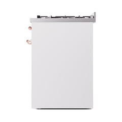 ILVE  Nostalgie II 30 inch Dual Fuel Range with 5 Burners Triple Glass Door - UP30NMP