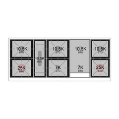 ILVE Professional Plus II 60 Inch Dual Fuel Range – 9 Sealed Burners & Griddle - UP60FQMP