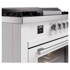 ILVE Professional Plus II 60 Inch Dual Fuel Range with 7 Sealed Burners, Griddle & French Top  - UP60FS
