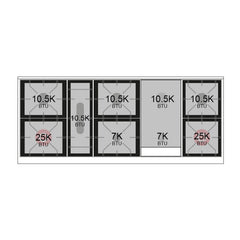 ILVE Professional Plus II 60 Inch Dual Fuel Range – 9 Sealed Burners & Griddle - UP60FQMP