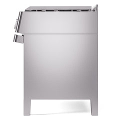 ILVE Panoramagic 48″ Dual Fuel Range with 8 Burners & Griddle, 5.02 cu. ft. - UPM12FDS3SS
