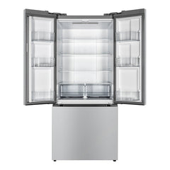 Verona 30 inch Freestanding French Door Refrigerator with 18.2 cu. ft. Capacity, Automatic Ice Maker, Recessed Handle - VEFFD3018RISL - The Home Selection