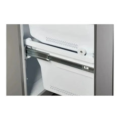 Verona 33 inch Freestanding French Door Refrigerator with 16.5 cu. ft. Capacity, Automatic Ice Maker, Recessed Handle - VEFFD3316RISL - The Home Selection
