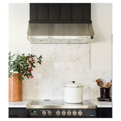 Verona 36 inch Low Profile Under Cabinet Range Hood with 600 CFM, Aluminum Mesh Filters and LED Lighting in Stainless Steel - VEHOOD3610